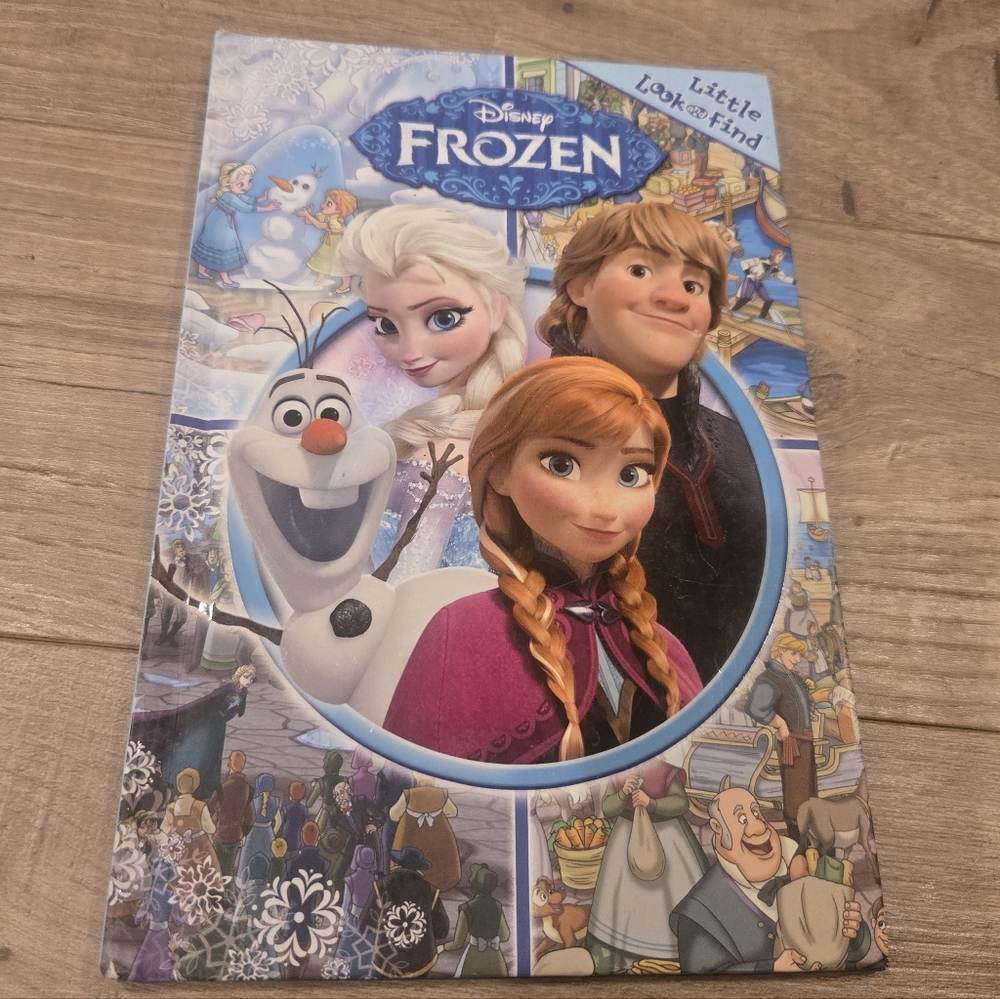 Disney Frozen Little Look and Find Book Wheres Waldo Meets Frozen